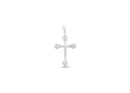 Rhodium Plated | Cross Pendants